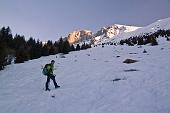 Alpinistica invernale con Sergio e Matu sulla Regina delle Orobie, la Presolana, con casco, ramponi e imbragatura - FOTOGALLERY
